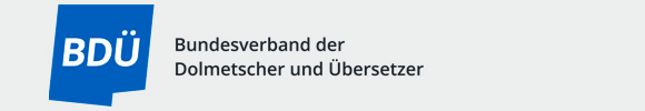 Mitglied im Bundesverband der Dolmetscher und Übersetzer